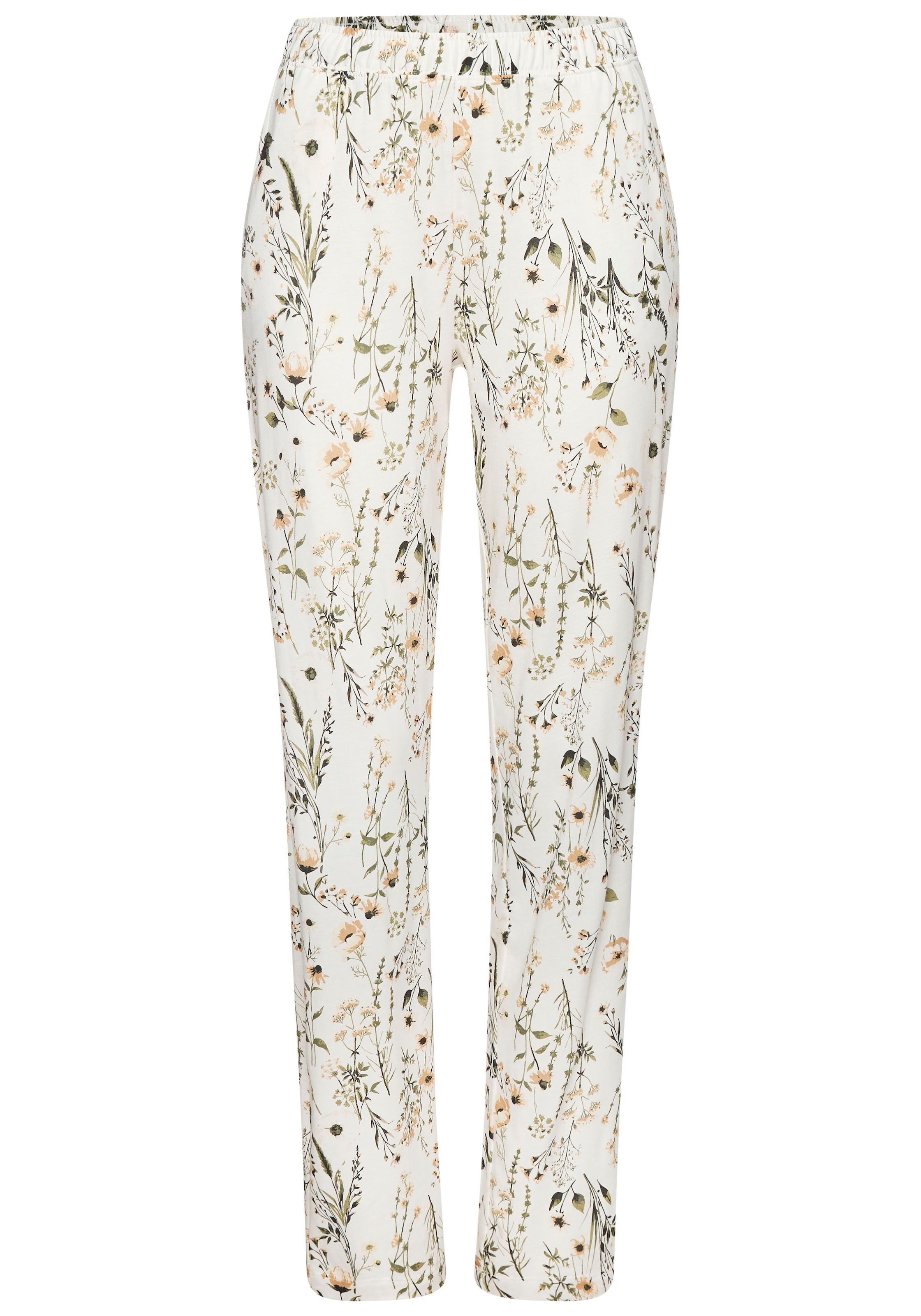 LASCANA Pyjama 2 tlg. mit schönem Blumenmuster