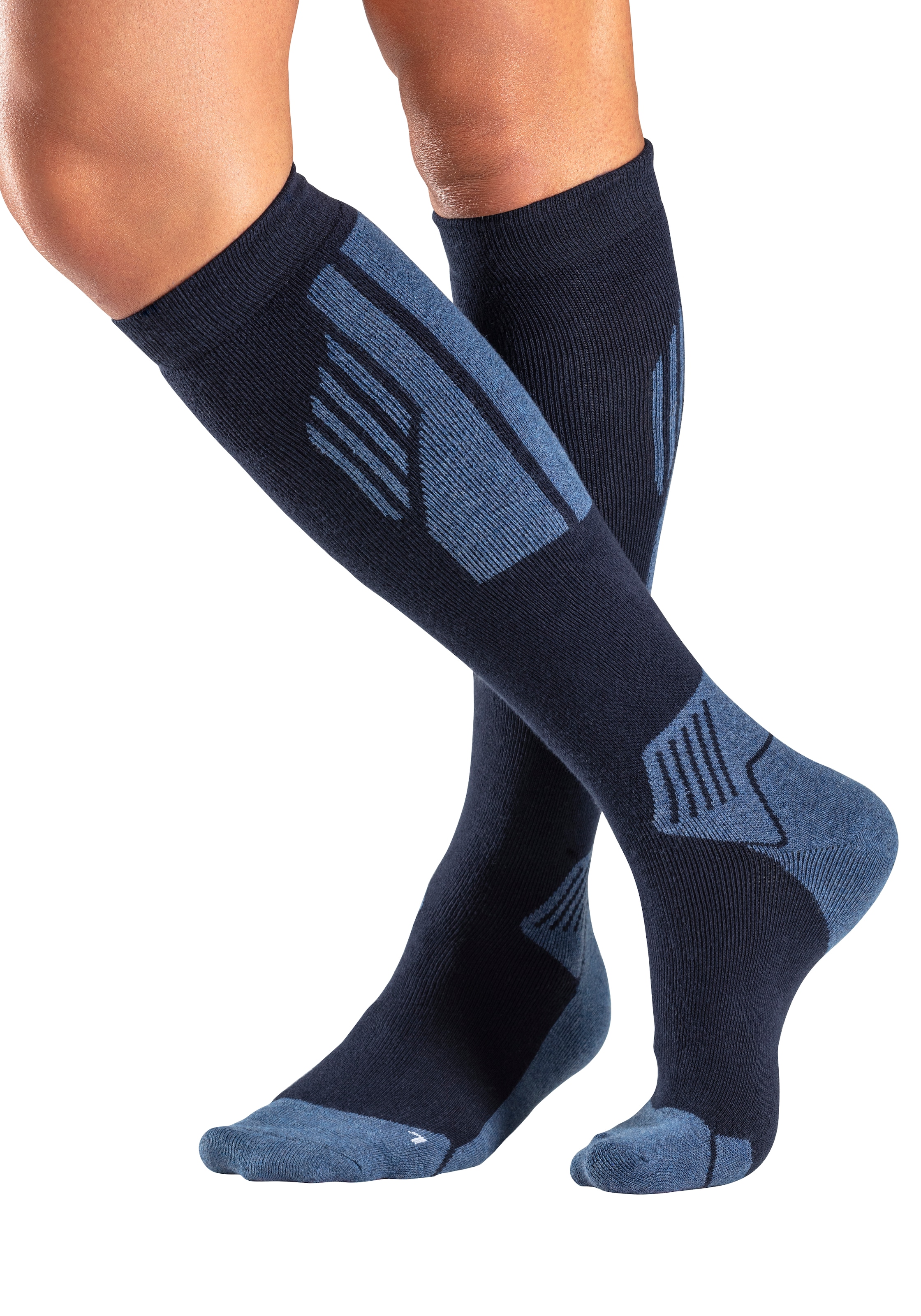 H.I.S Bas de ski »Damen und Herrensocken Vollfrottee« Paquet, 2 cuis tlg. avec éponge intégrale confortable