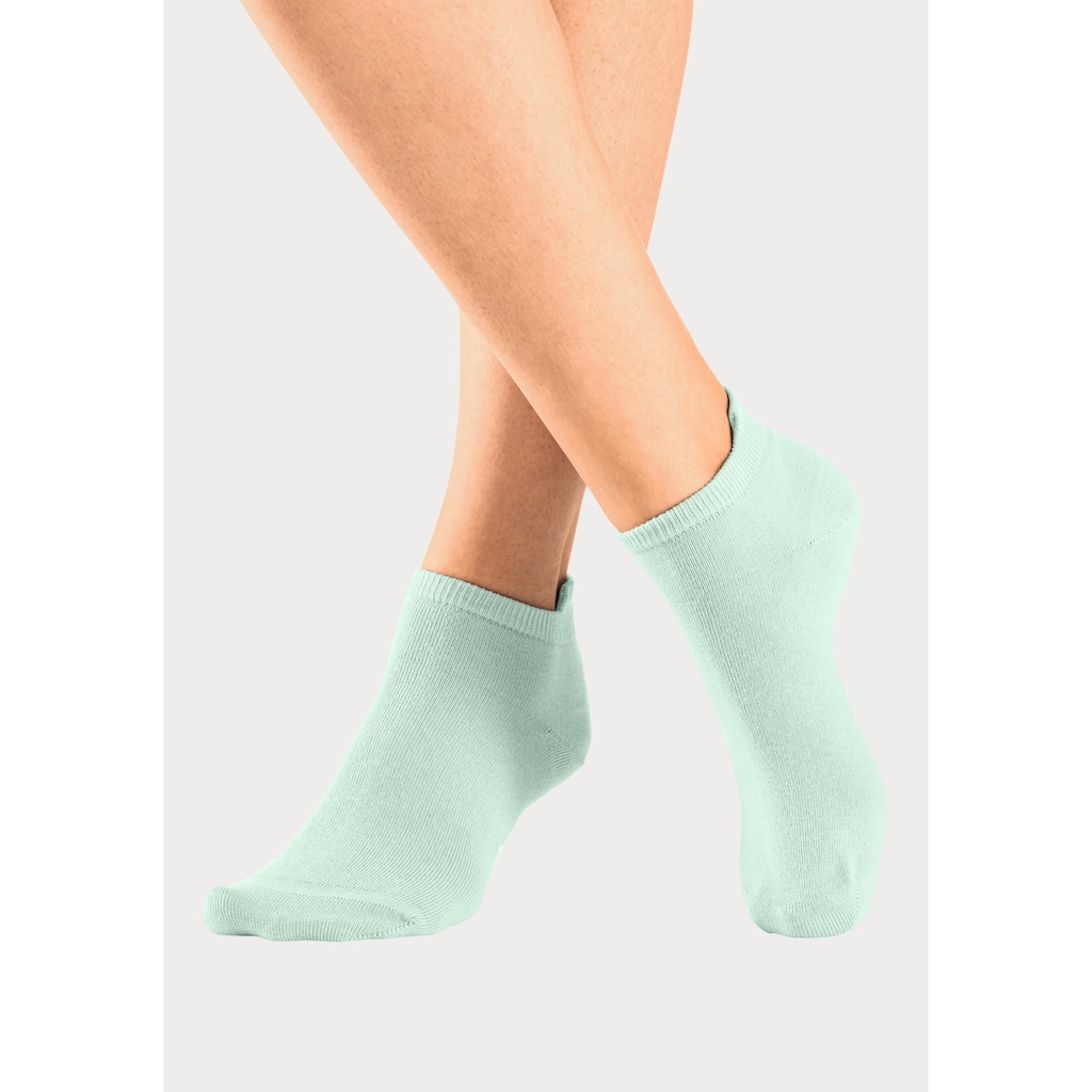 KangaROOS Sneakersocken, (Packung, 10 Paar), mit erhöhtem Bündchen