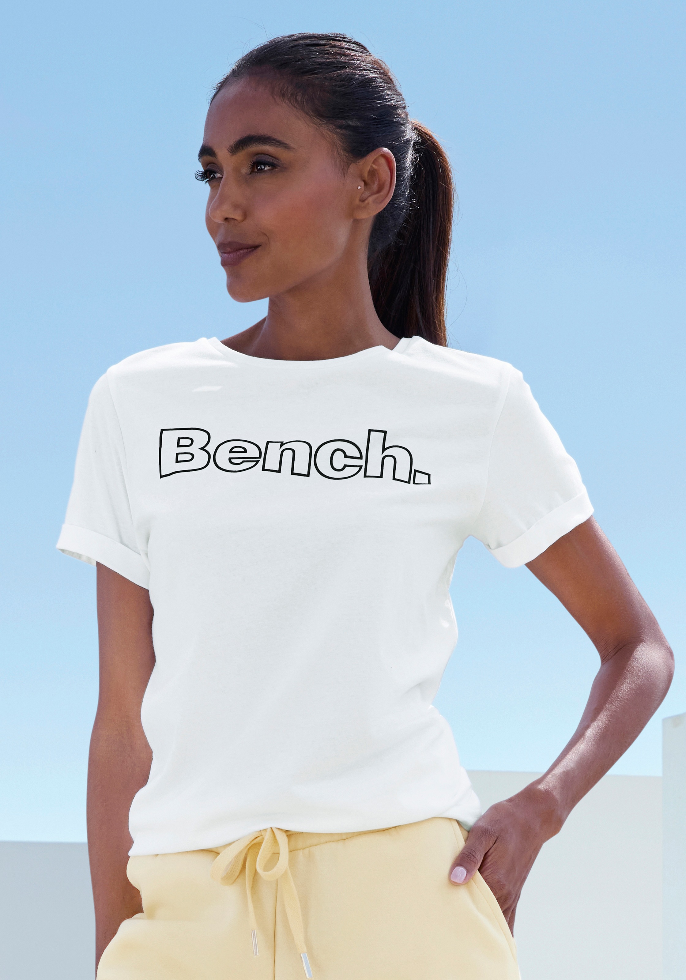 Bench. Loungewear T-Shirt Packung, 2 Stk. mit Logodruck