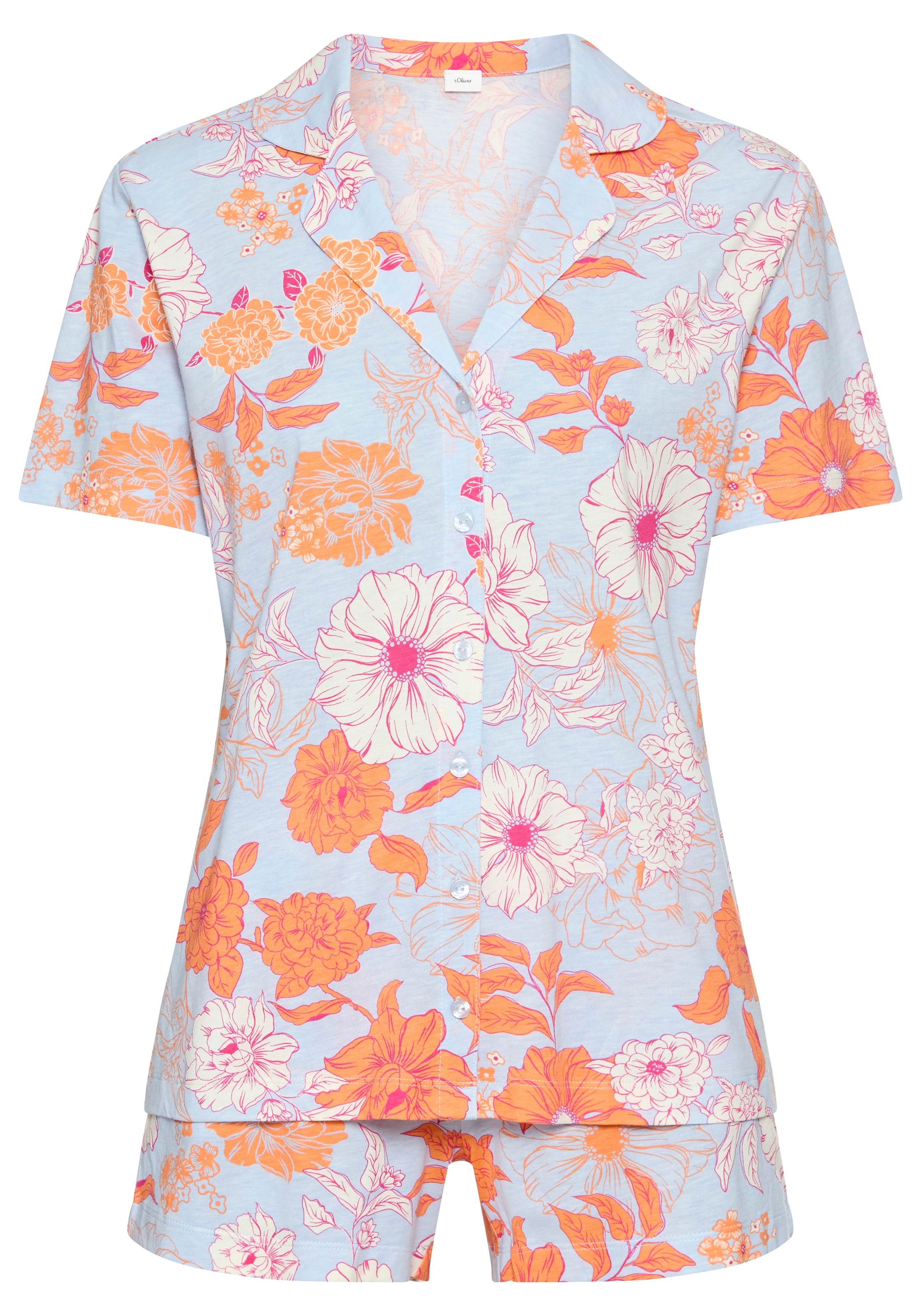 s.Oliver Shorty Ensemble, 2 avec motif floral