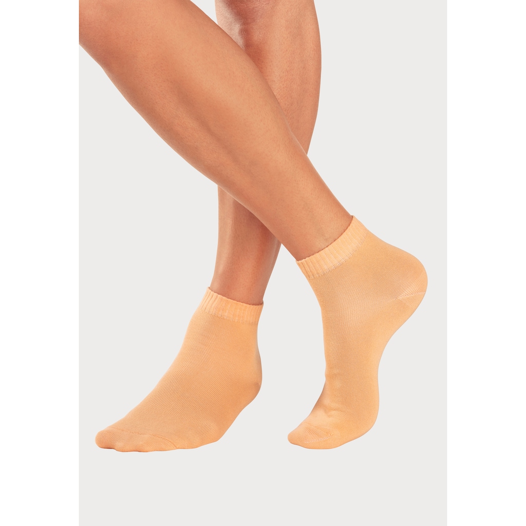 H.I.S Kurzsocken, (Packung, 14 Paar), mit eingestricktem Markenlogo im Innenbund