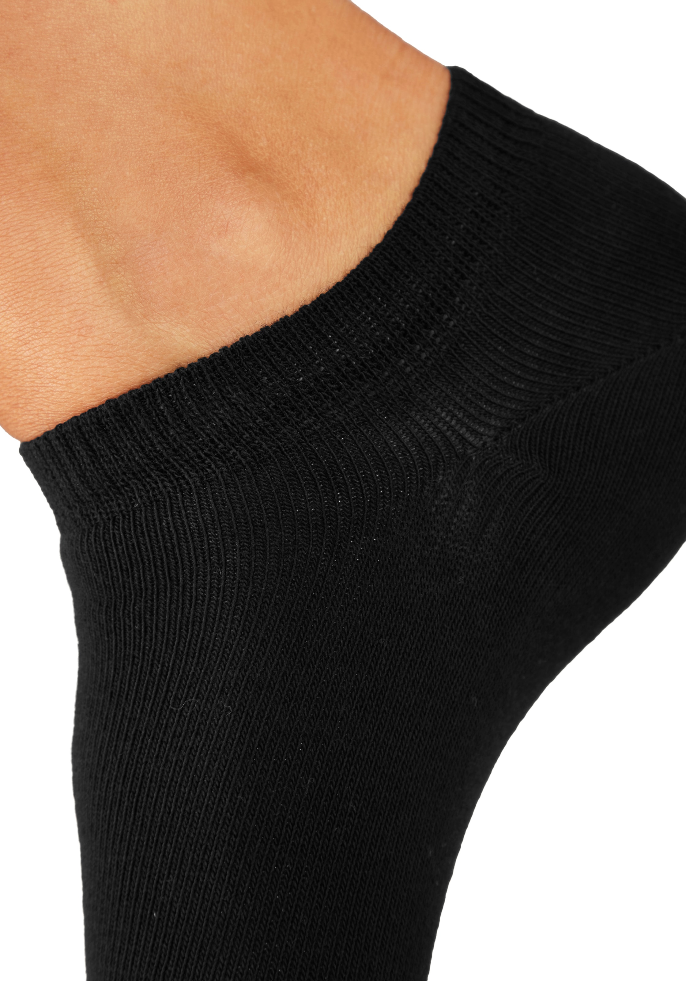 H.I.S Chaussettes de baskets »für Damen und Herren, perfekt zu sortieren, mit farbigen Innenbündchen« Boîte, 20 Couple tlg. dans une boîte cadeau pratique pour le travail et les loisirs
