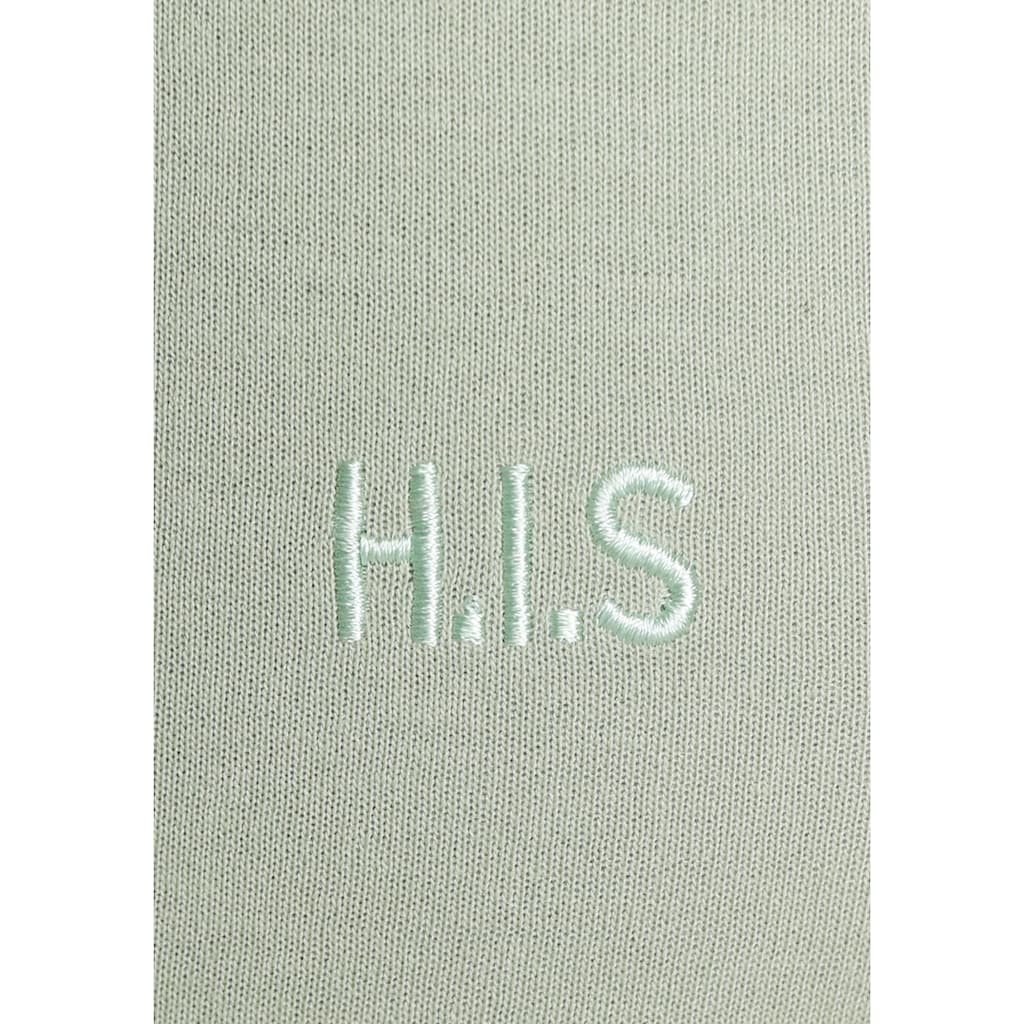 H.I.S Sweathose, Schlupfhose mit kleinem Aufschlag am Saum, Loungewear