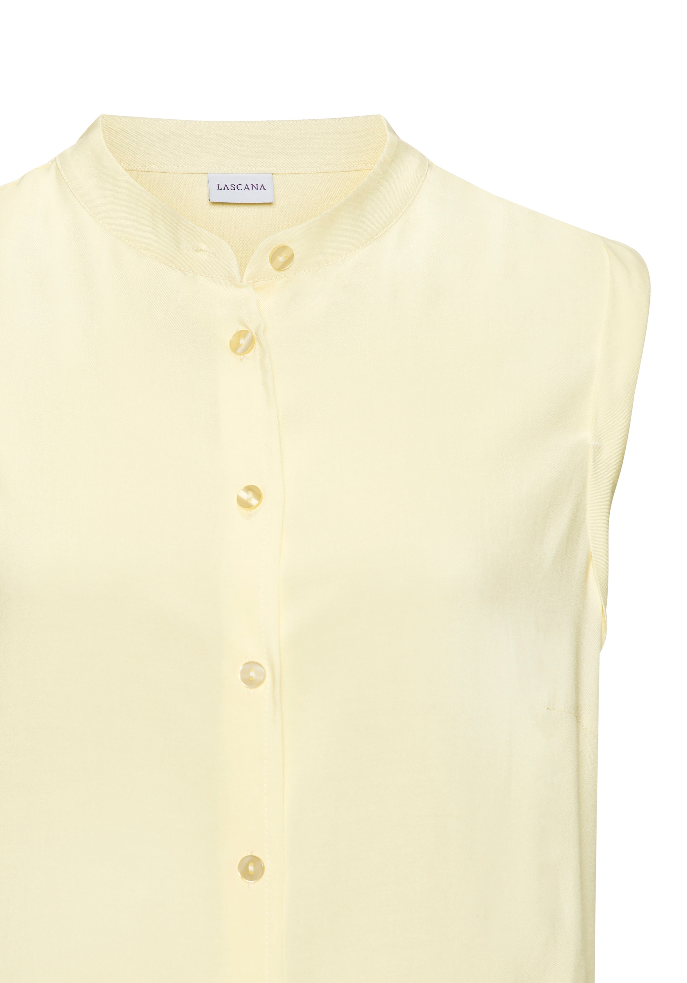 LASCANA Blusentop mit Ärmelaufschlag