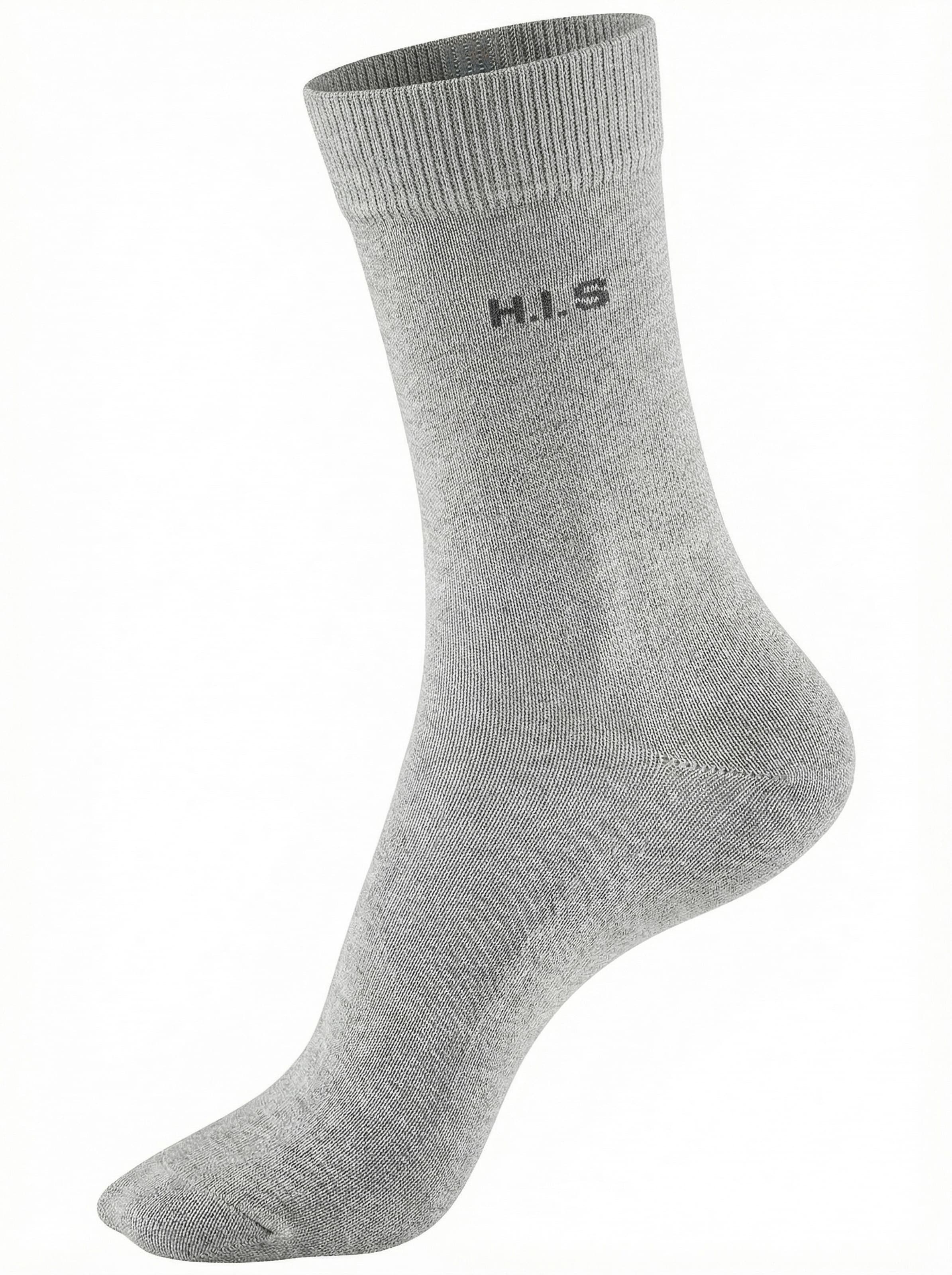 H.I.S Chaussettes basiques »Für Job und Freizeit« Paquet, 6 Couple tlg. avec semelle en éponge douce