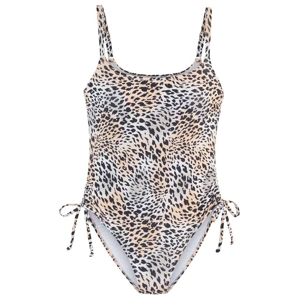 LASCANA Badeanzug »Silea«, Mit modischem Animalprint