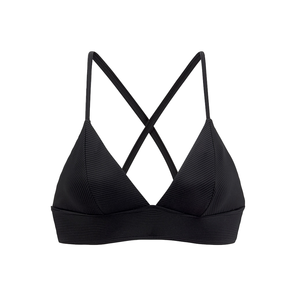 Venice Beach Triangel-Bikini-Top »Lucky«, aus gerippter Strukturware