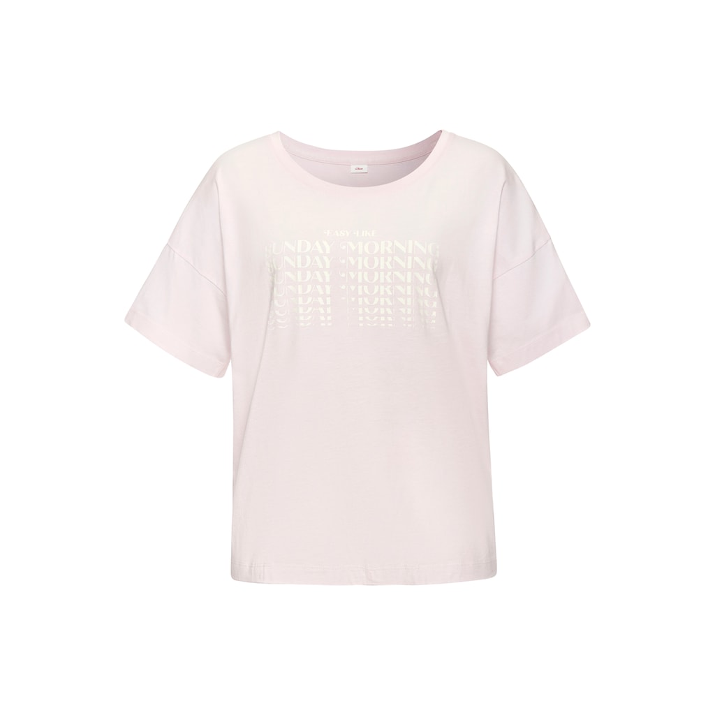 s.Oliver Pyjama, (2 tlg.), mit grafischem Print