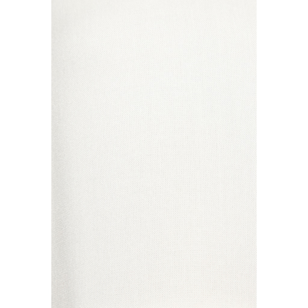 LASCANA Rüschenbluse, mit kurzen Ärmeln, sommerliche Bluse mit Knopfleiste und Volant