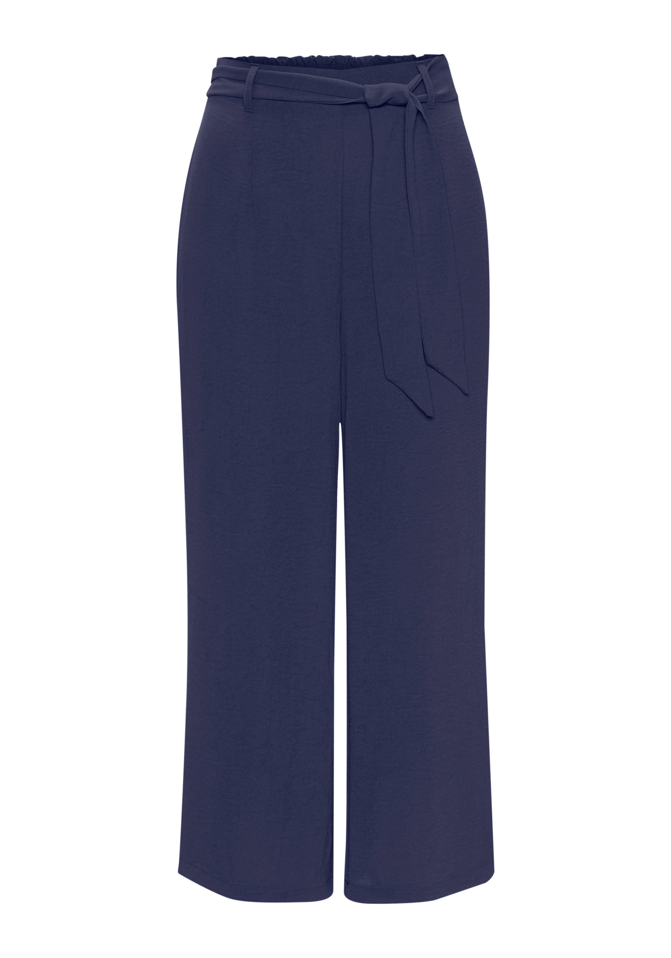 Vivance Schlupfhose, (mit Gürtel), mit elastischem Bund, Sommerhose, Basic