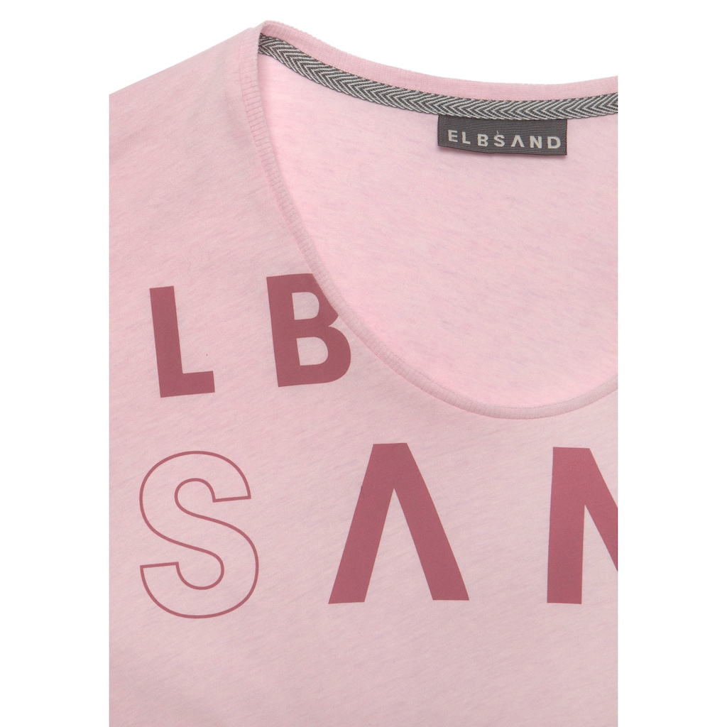 Elbsand T-Shirt, aus weichem Jersey, Kurzarmshirt, sportlich und bequem
