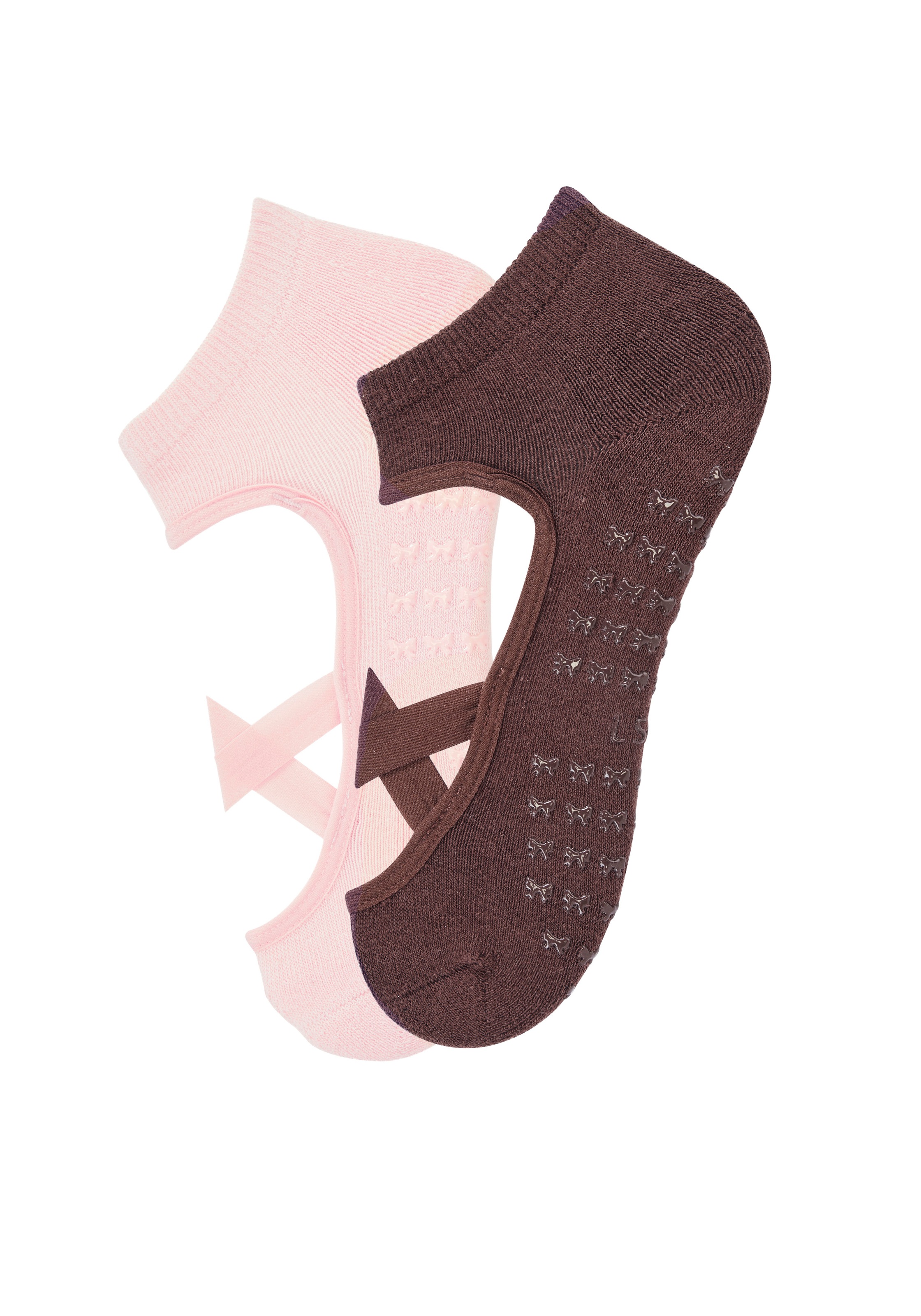 LSCN by LASCANA Chaussettes ABS »Pilates Socke mit ABS« Paquet, 2 Couple tlg. pour Pilates ou Yoga,