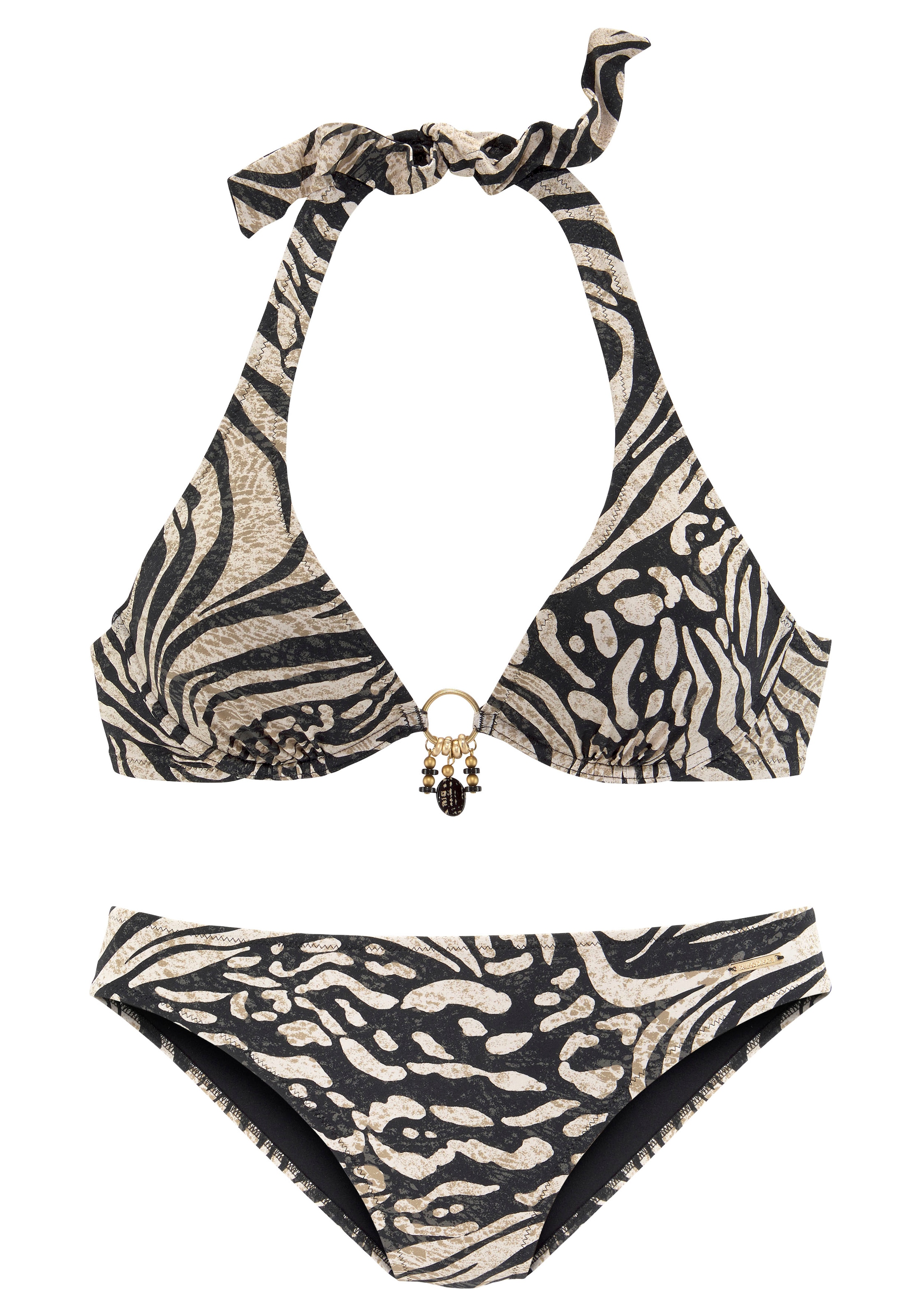 Bruno Banani Bügel-Bikini, in trendigem Animalprint