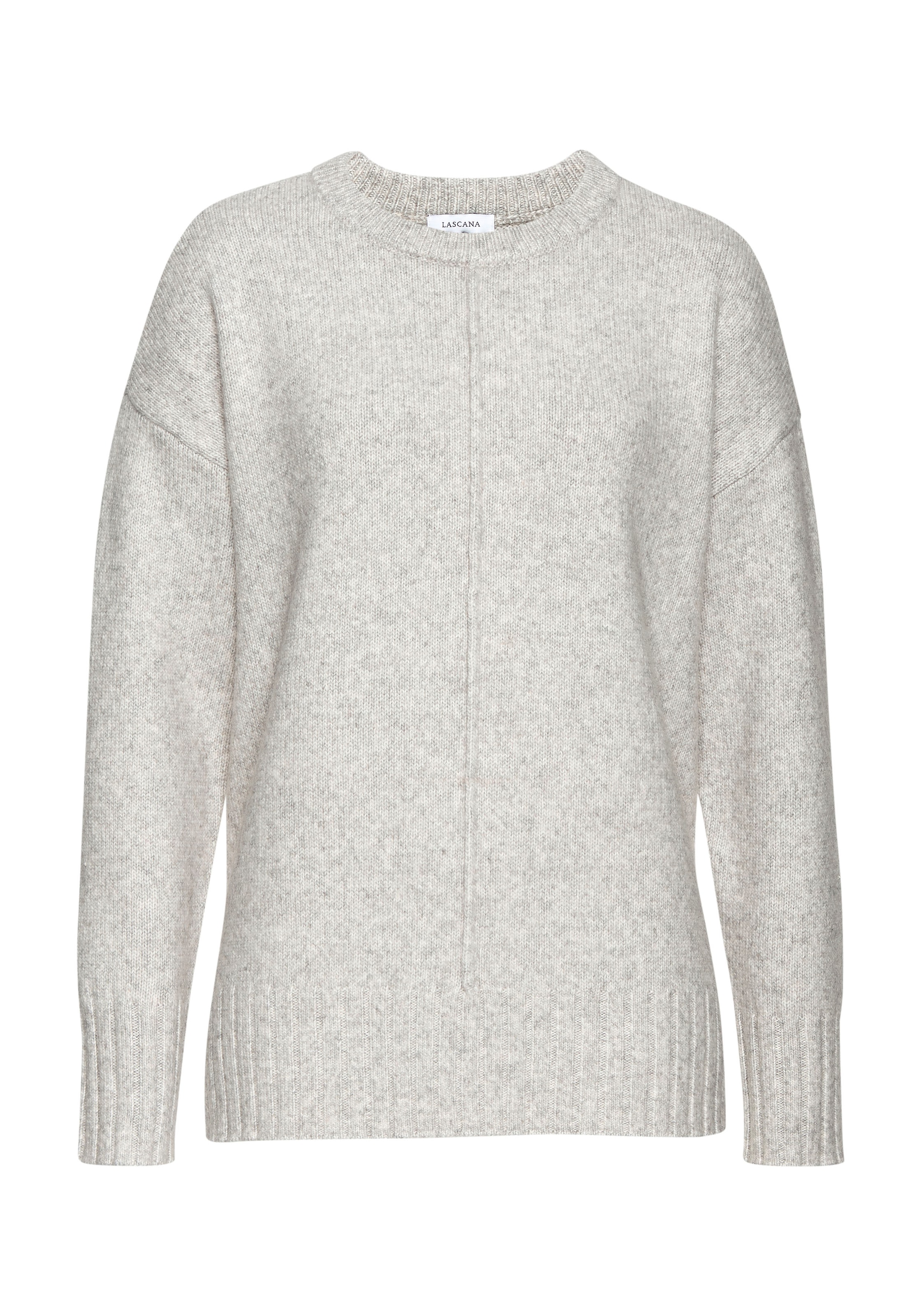 LASCANA Rundhalspullover, aus supersofter Strickqualität, Basic