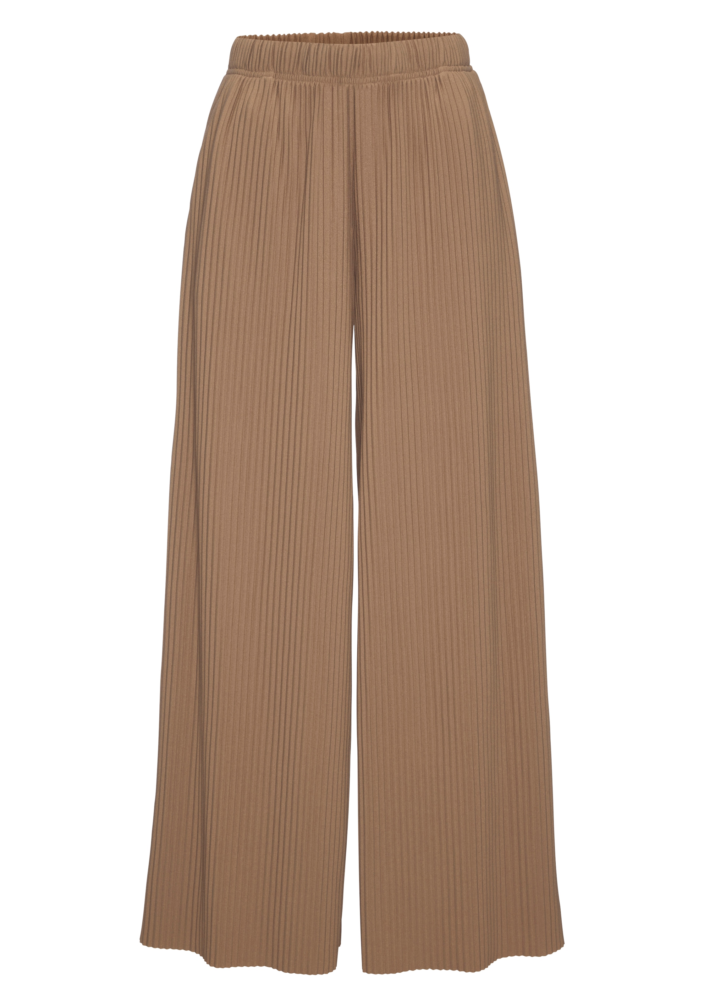 LASCANA Pantalon à enfiler  forme ample, avec plis plissés