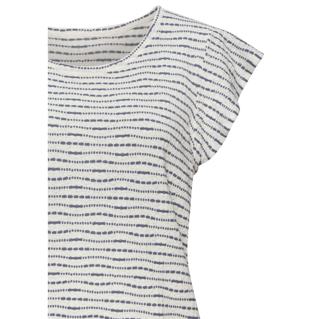 Vivance Rundhalsshirt »mit Flügelärmelchen«, aus leichter Feinstrickqualität