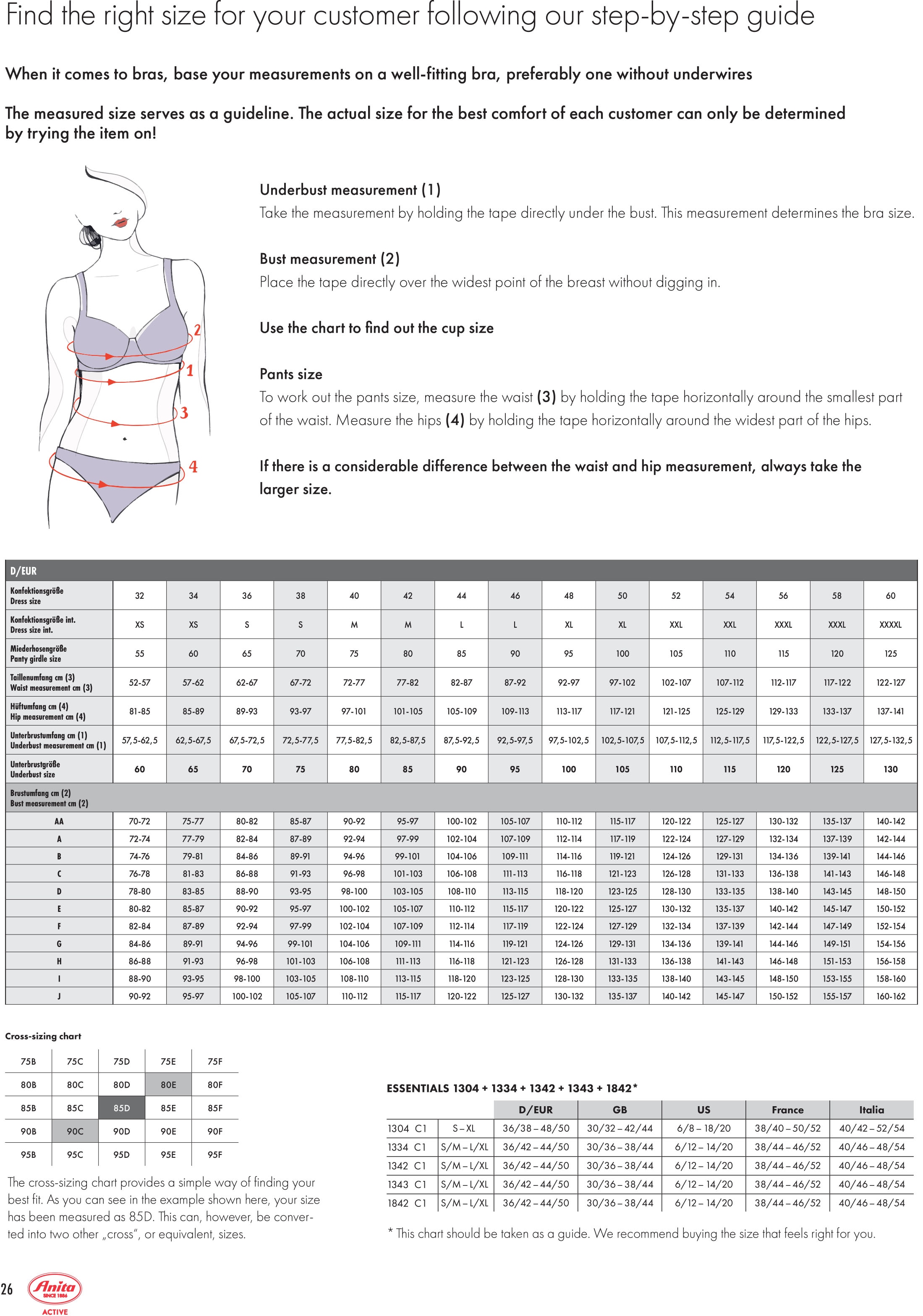 Anita Active Sport-BH »Air Control Deltapad« doppellagige Cups, gepolsterte Träger, mit Print, feminin, weich