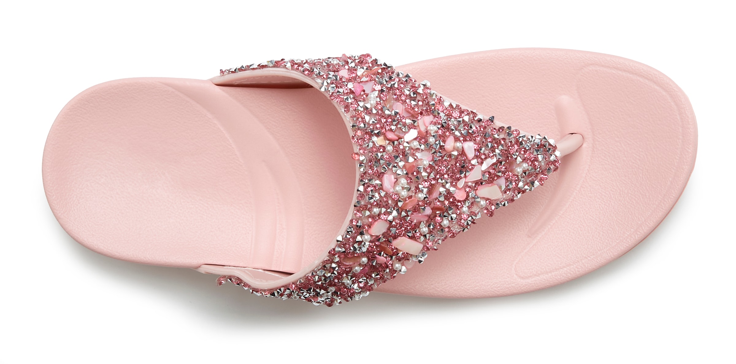 Vivance Badezehentrenner »Flip Flop, Badelatsche, Badeschuhe, Pantolette, Zehentrenner,«  NEU Sommerschuh mit modischem Glitzerdetail VEGAN