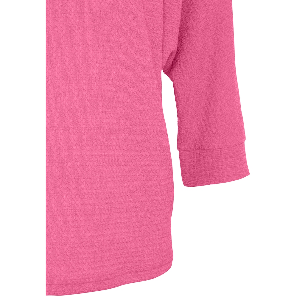 Vivance 3/4-Arm-Shirt »aus bügelfreier Crêpe-Qualität«
