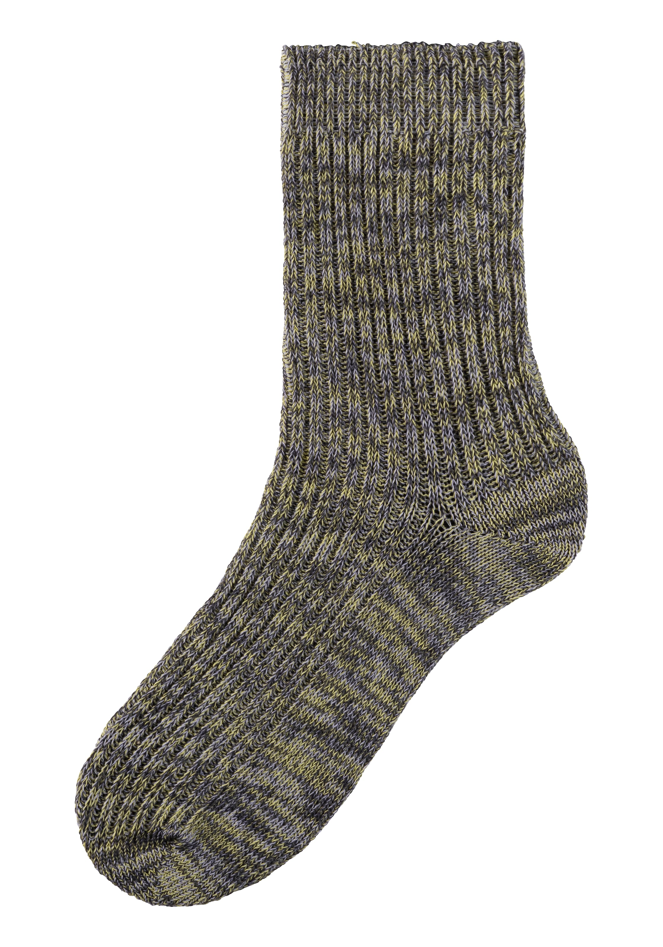 LASCANA Socken, (Packung, 5 Paar), gestrickt mit farbigen Garnen