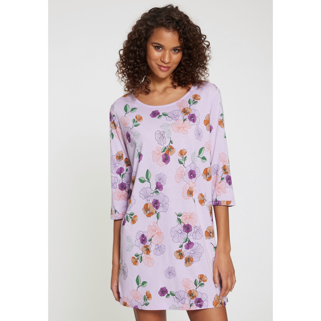Vivance Dreams Nachthemd, mit Blumen-Druck