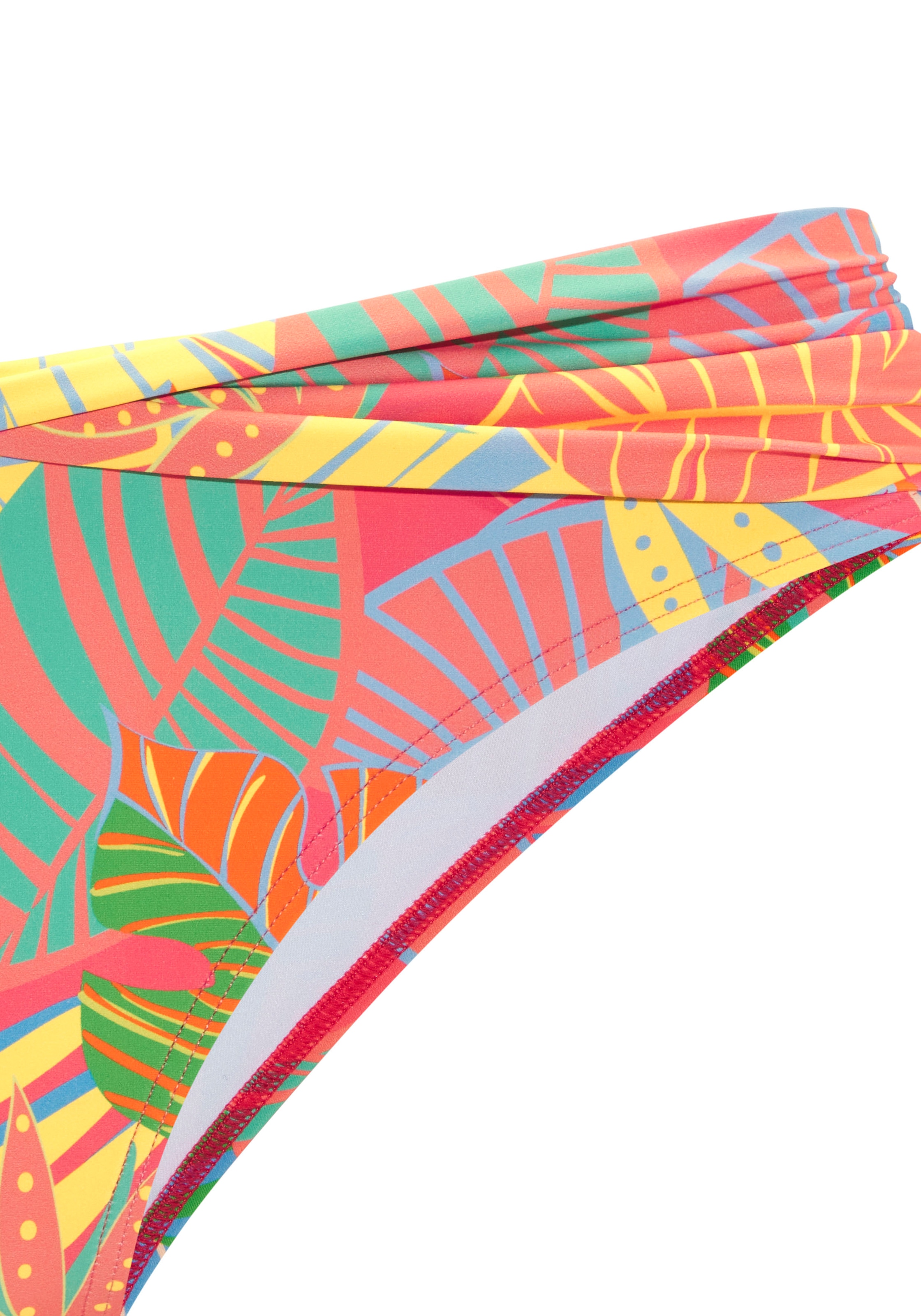 s.Oliver Pantalon de bikini »Yana« mit stylischem Blätterdruck