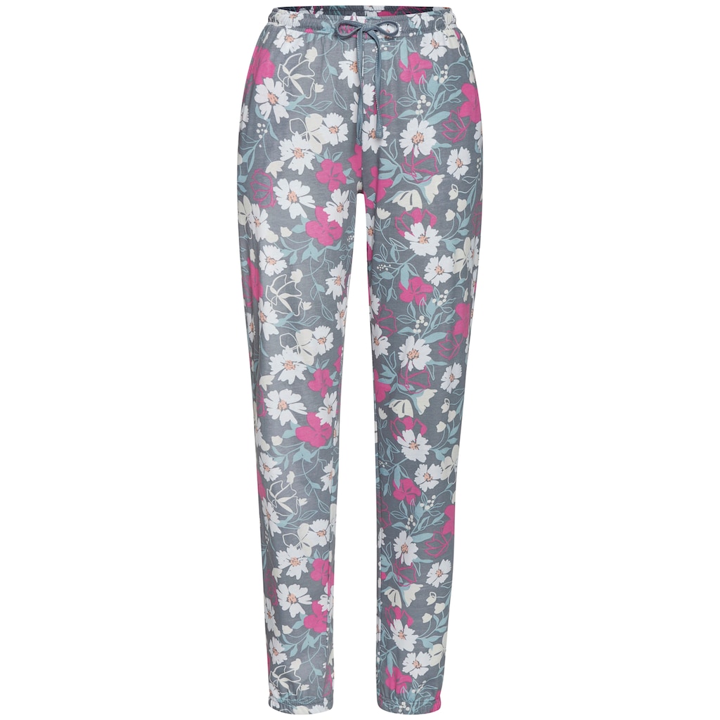 Vivance Dreams Pyjamahose, mit schönem Alloverdruck