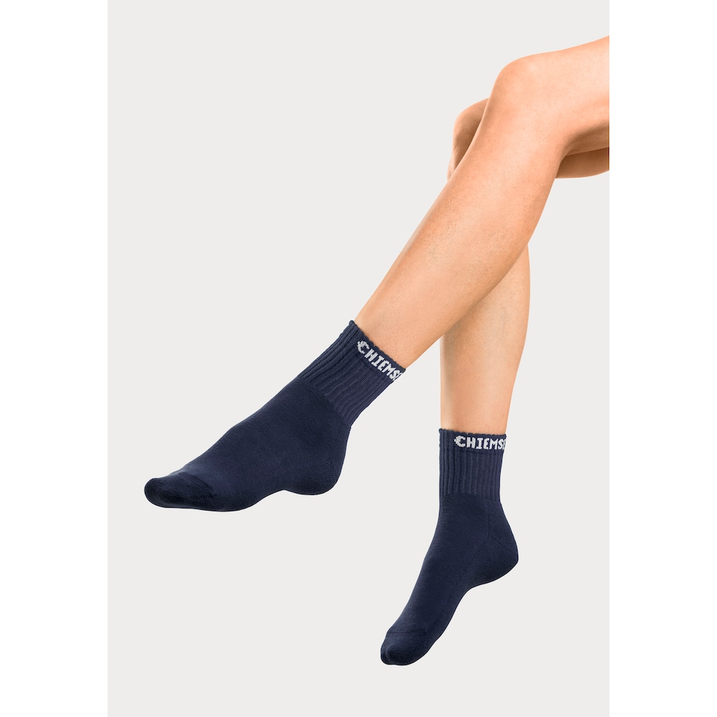 Chiemsee Kurzsocken, (Packung, 6 Paar), mit eingestricktem Markennamen