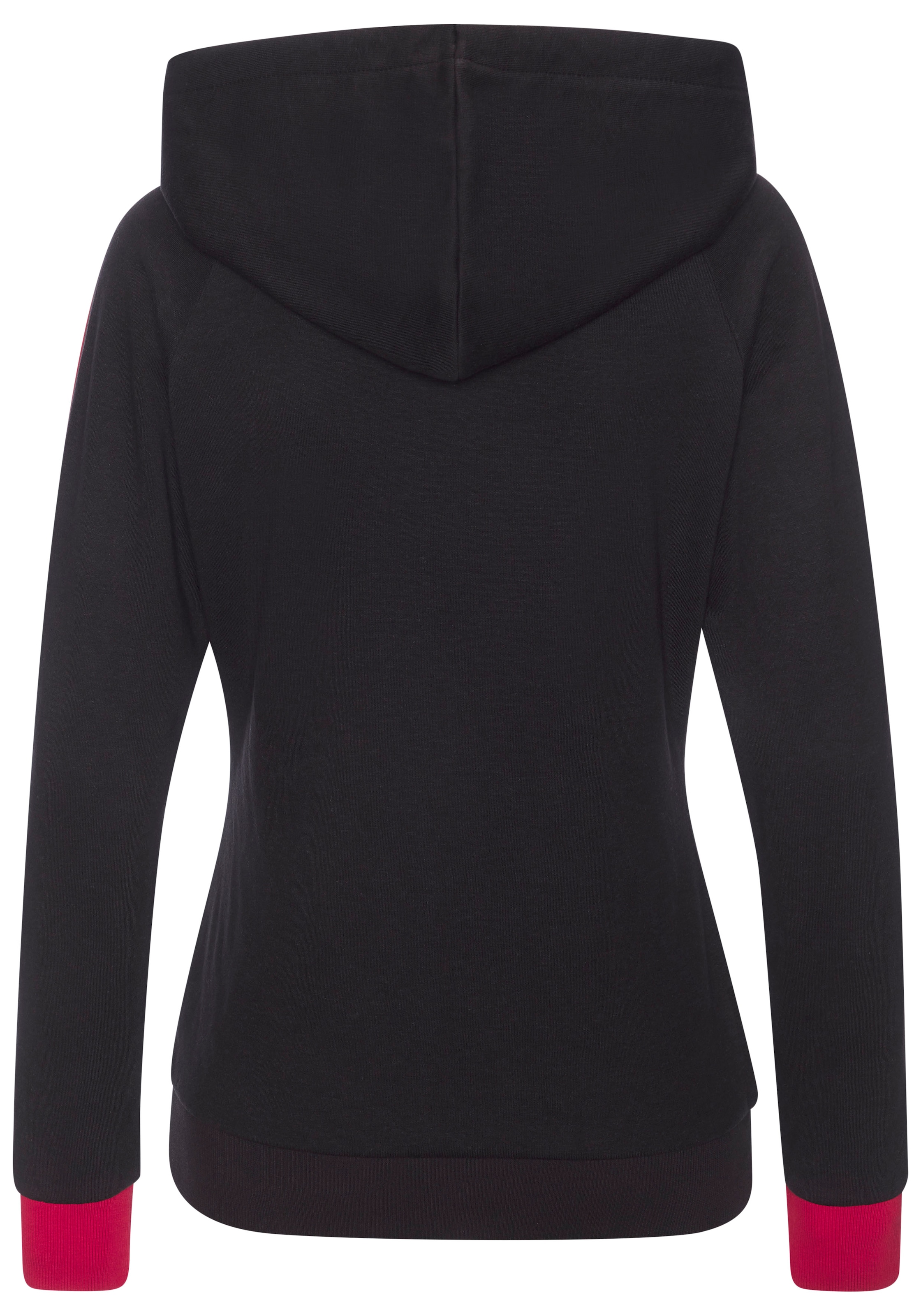 H.I.S Kapuzensweatjacke mit Colorblock Design am Ärmel
