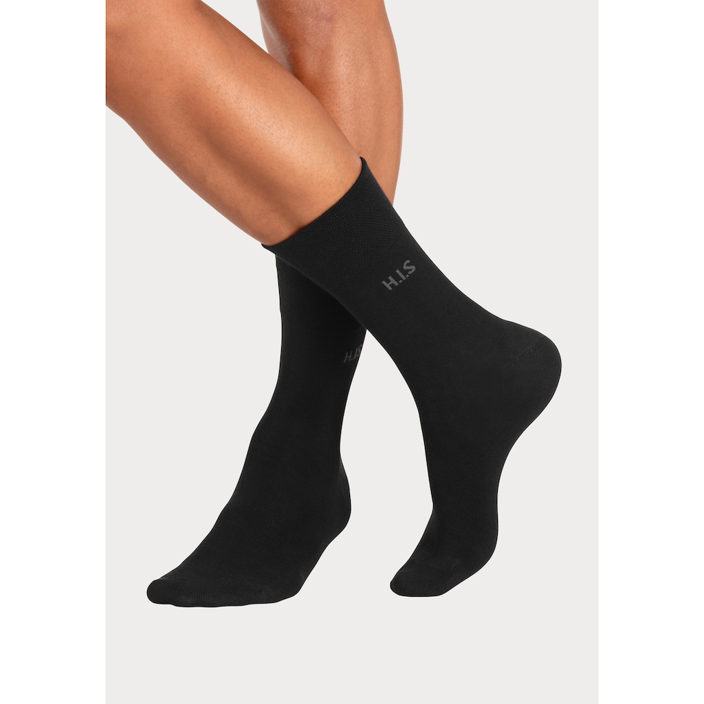 H.I.S Socken, (Packung, 12 Paar), ohne einschneidendes Gummi
