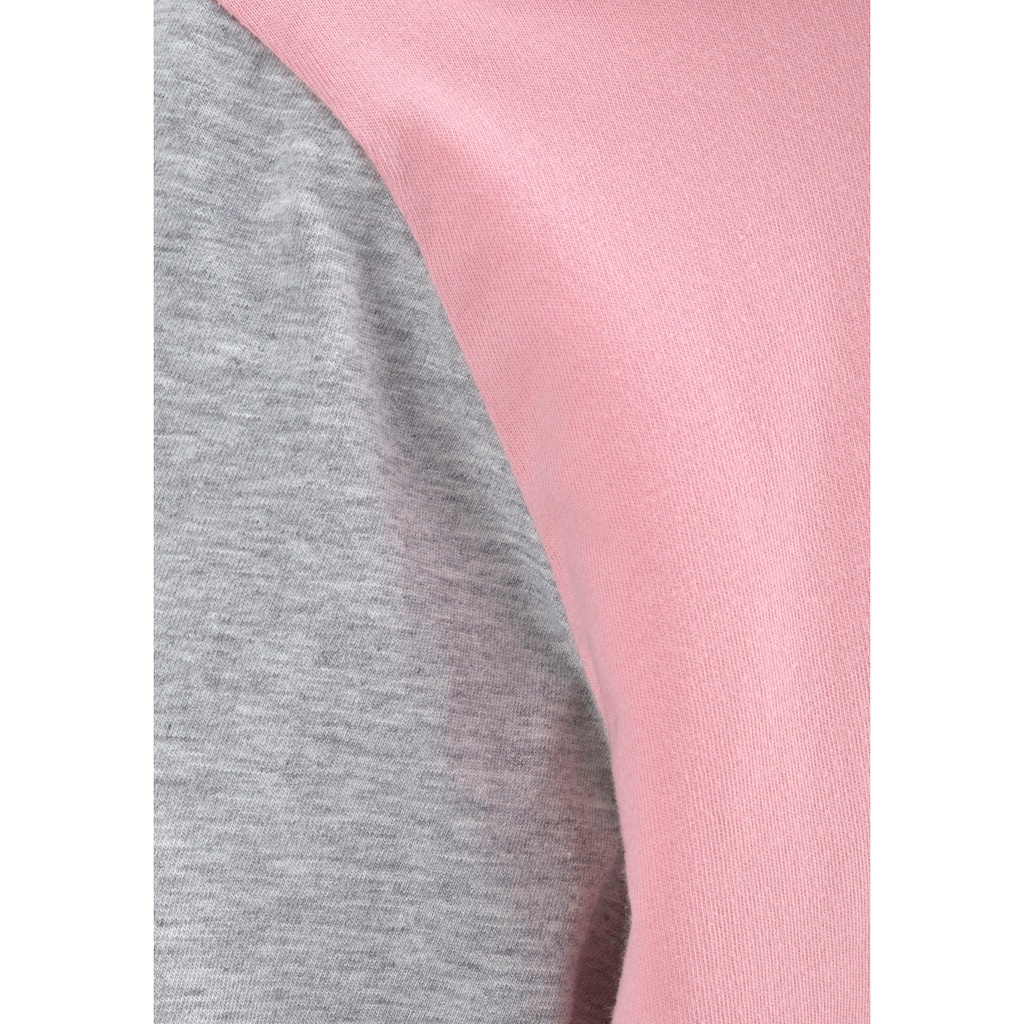 Vivance Pyjama, (2 tlg., 1 Stück), Schlafanzug in langer Form mit Sternen Print