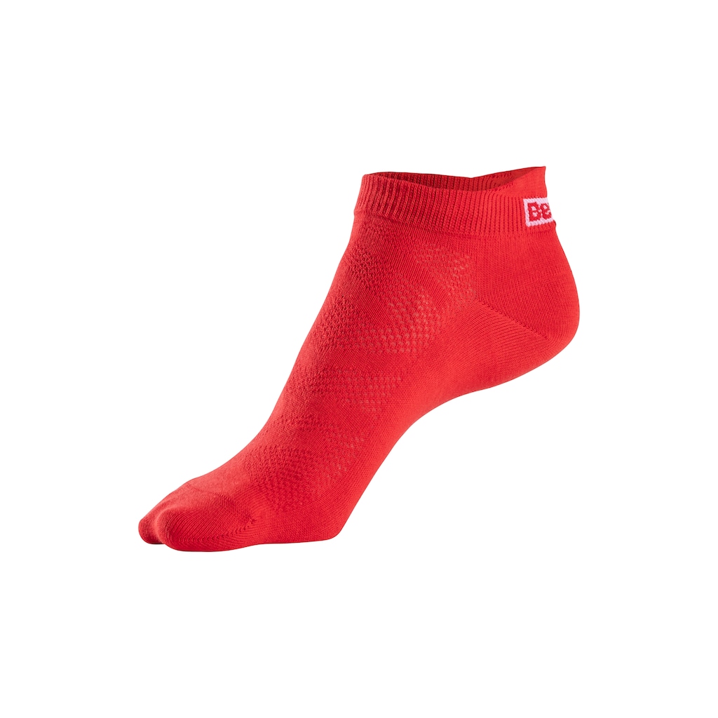 Bench. Sneakersocken, (Packung, 6 Paar), mit Lüftungskanälen in Netzstruktur