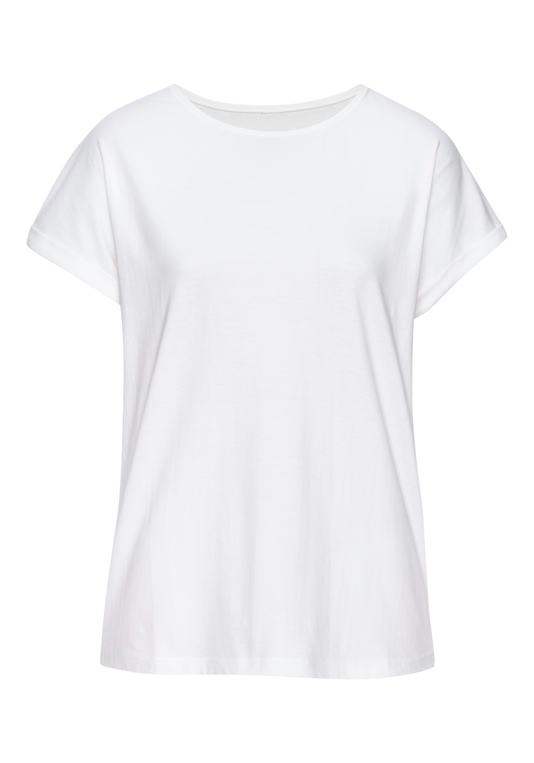 Vivance T-Shirt aus luftiger Bio-Baumwoll-Qualität