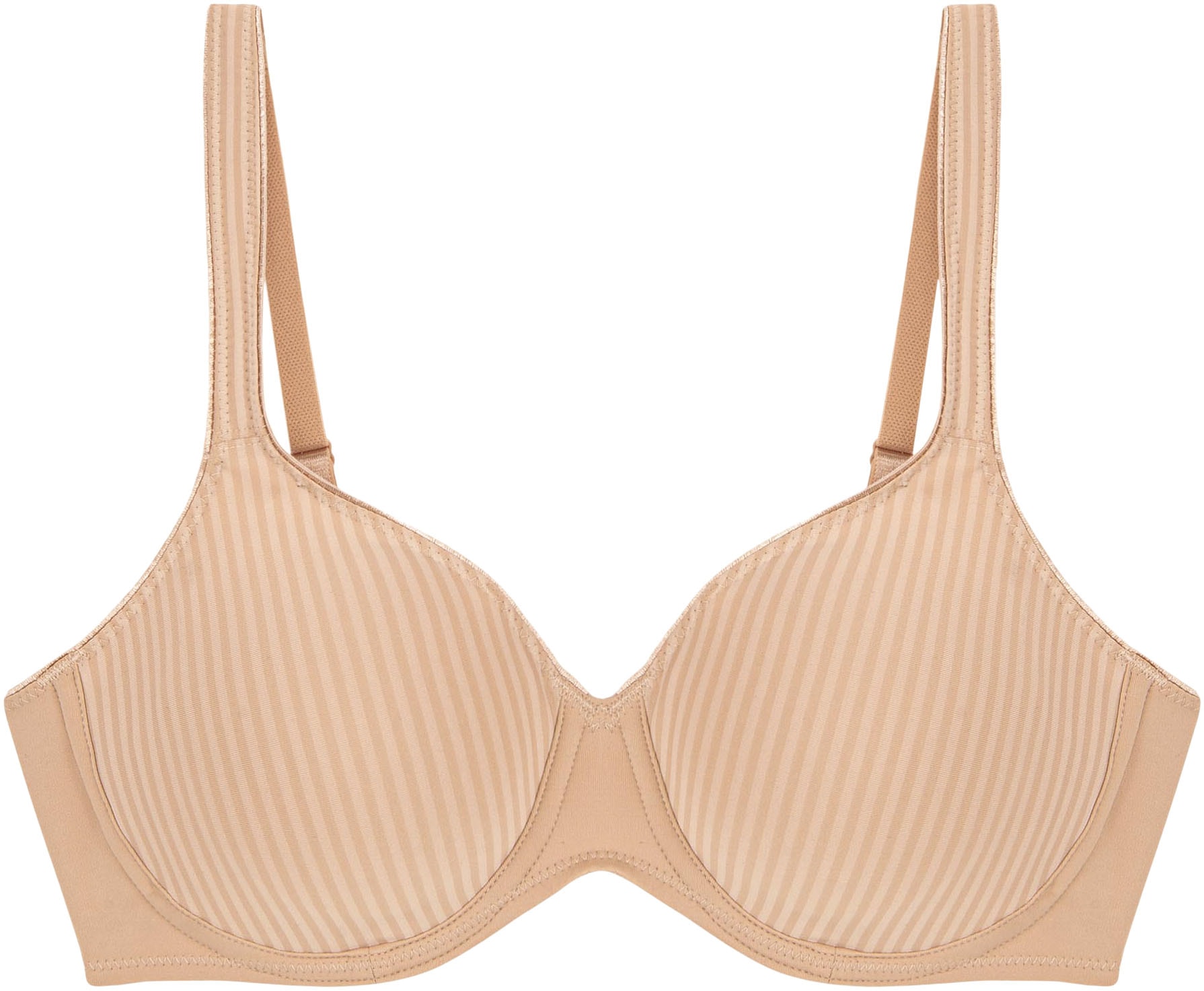 Triumph Bügel-BH »Modern Soft+Cotton W« mit dezenten Glanz-Streifenmuster und breiten Trägern