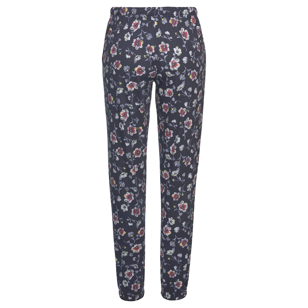 Vivance Dreams Pyjama, (2 tlg.), mit gemusterter Schlafhose