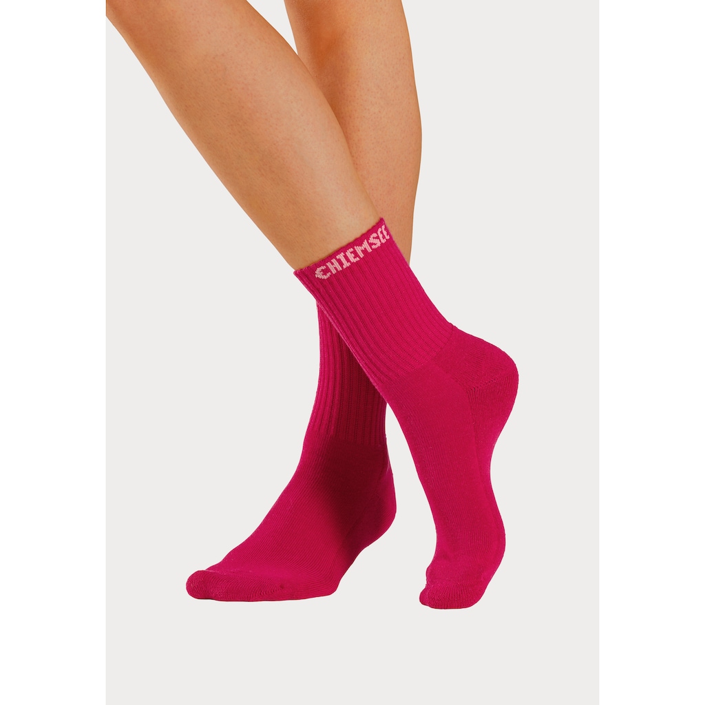 Chiemsee Tennissocken, (Packung, 6 Paar), mit eingestricktem Markennamen