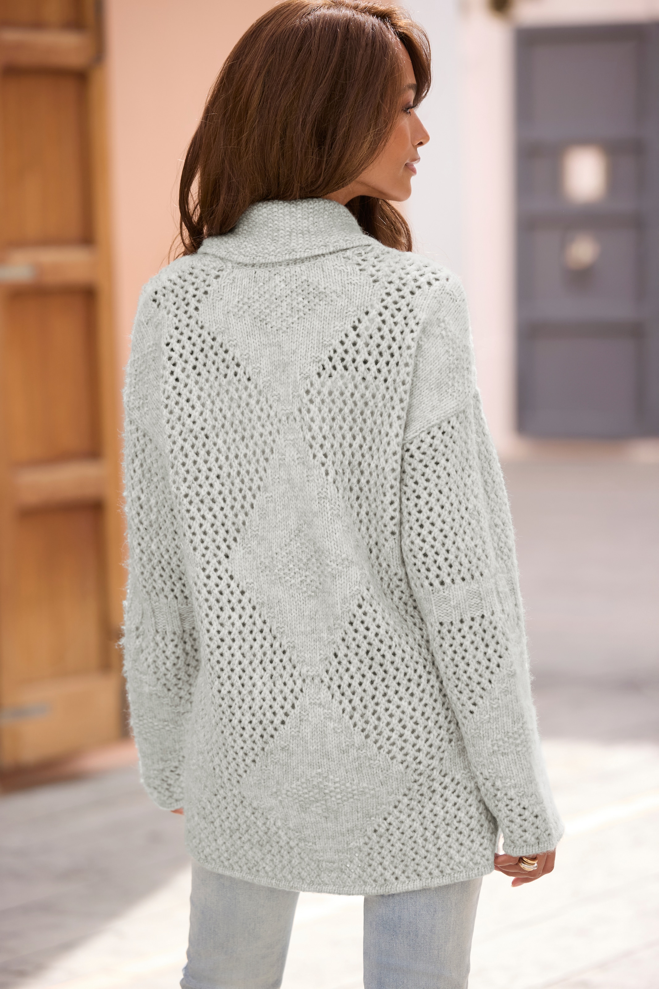 LASCANA Cardigan, aus weicher Strickware