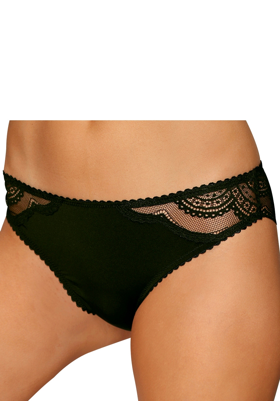 LASCANA Brasilslip Packung, 2 Stk. mit zarter Spitze