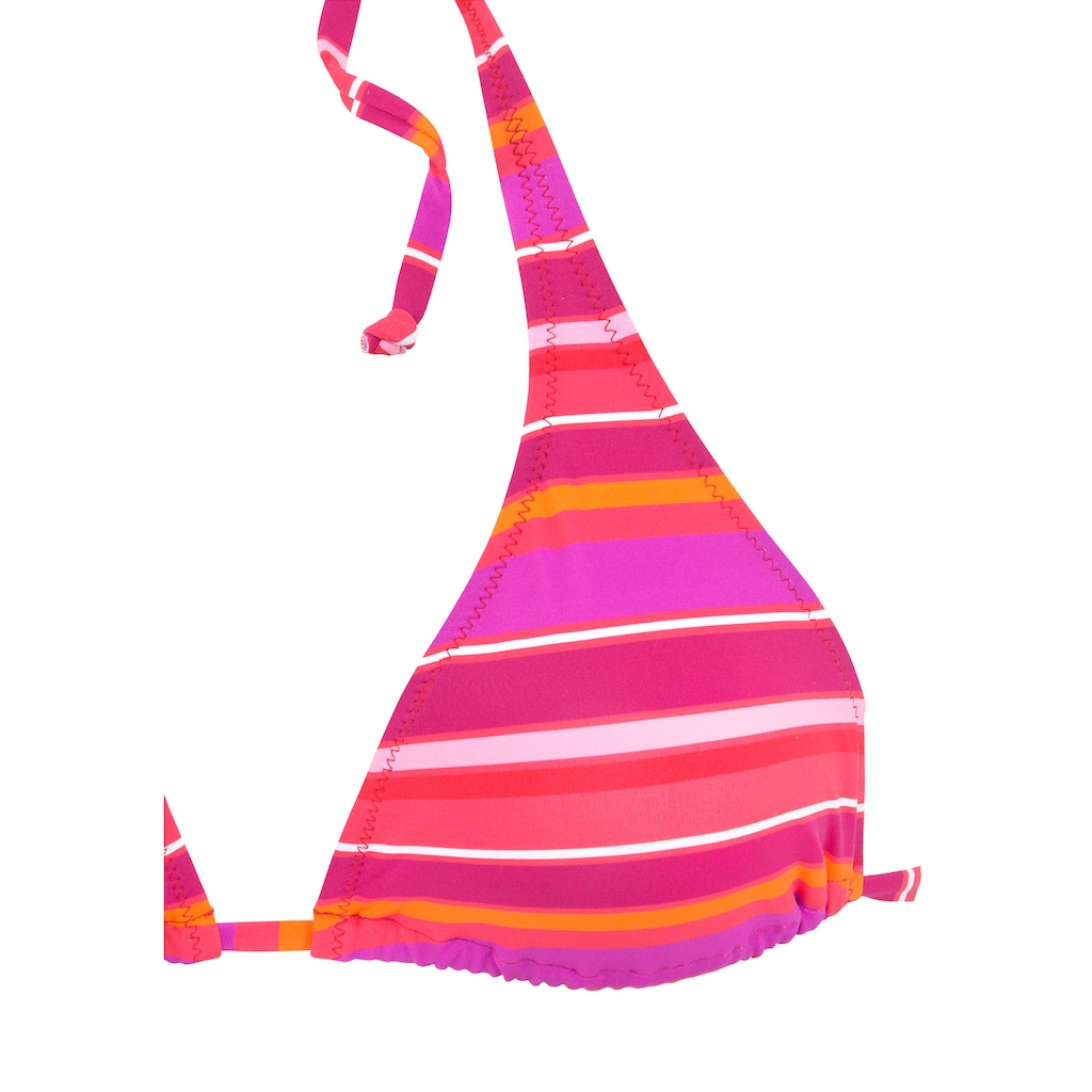 s.Oliver Triangel-Bikini-Top »Fun«, im trendigen Streifen-Design