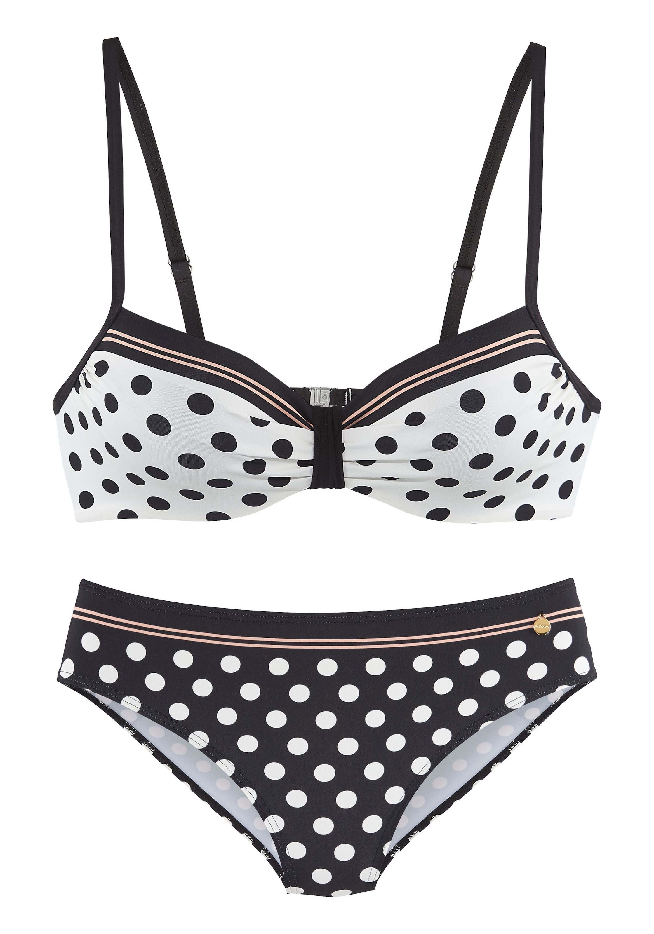 LASCANA Bikini à armatures mit süssen Tupfen