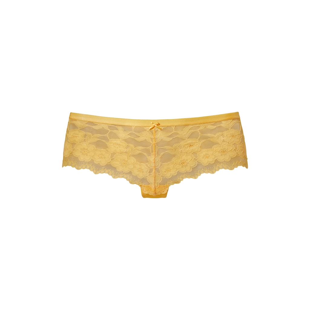 LASCANA Stringpanty, aus zarter, elastischer Jacquardspitze