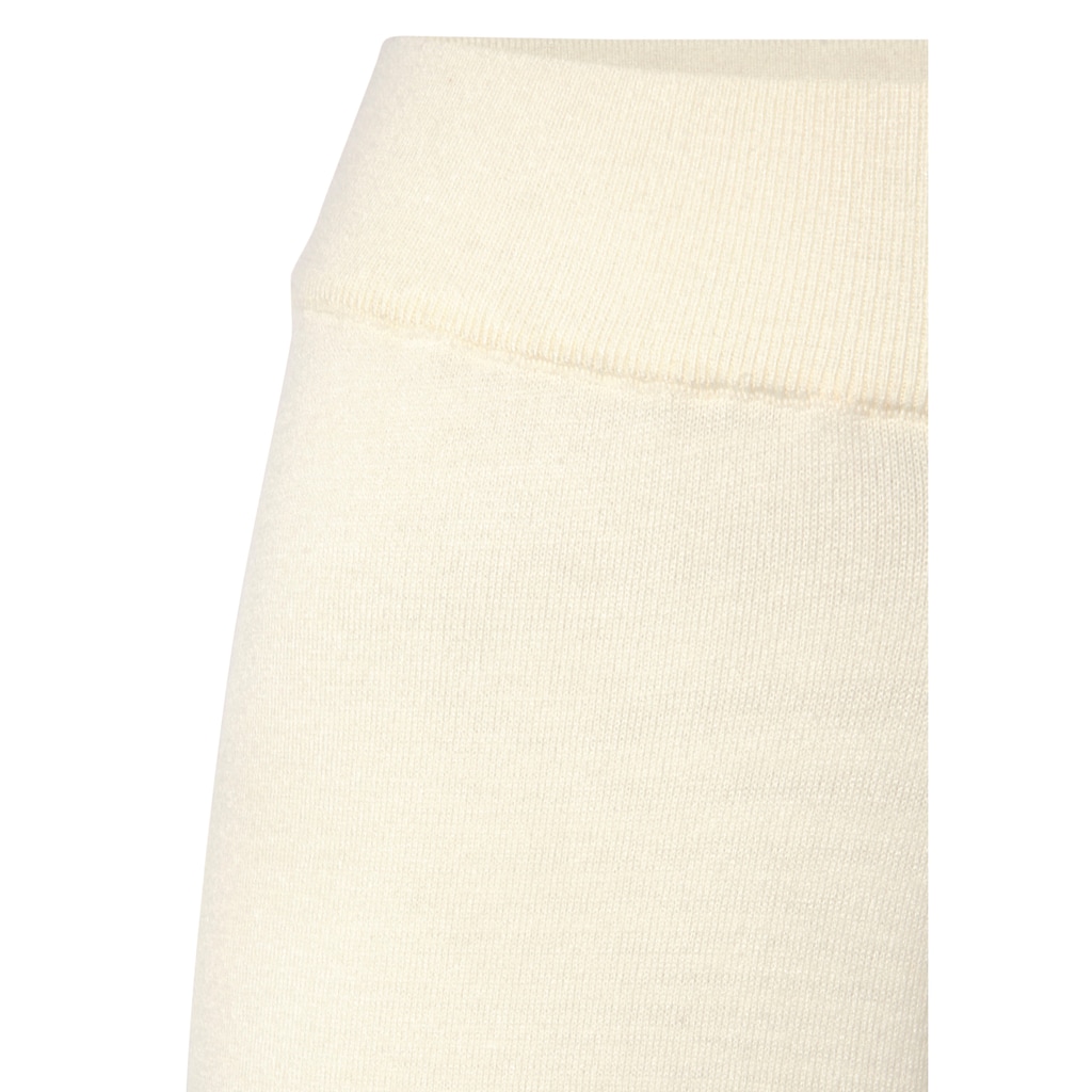 LASCANA Strickhose, mit weitem Bein, Loungewear