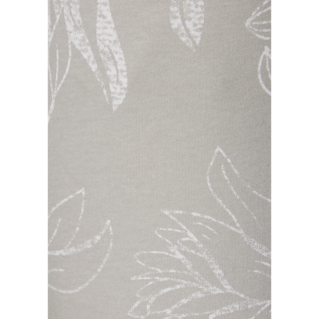 LASCANA Loungehose, mit floralem Alloverdruck, Loungeanzug