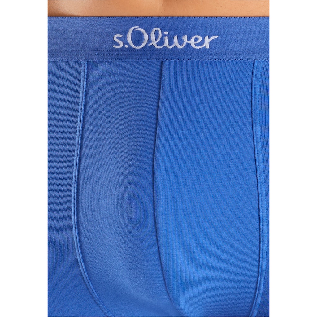 s.Oliver Boxer »Boxershorts für Herren«, (Packung, 3 St.), mit längerem Bein