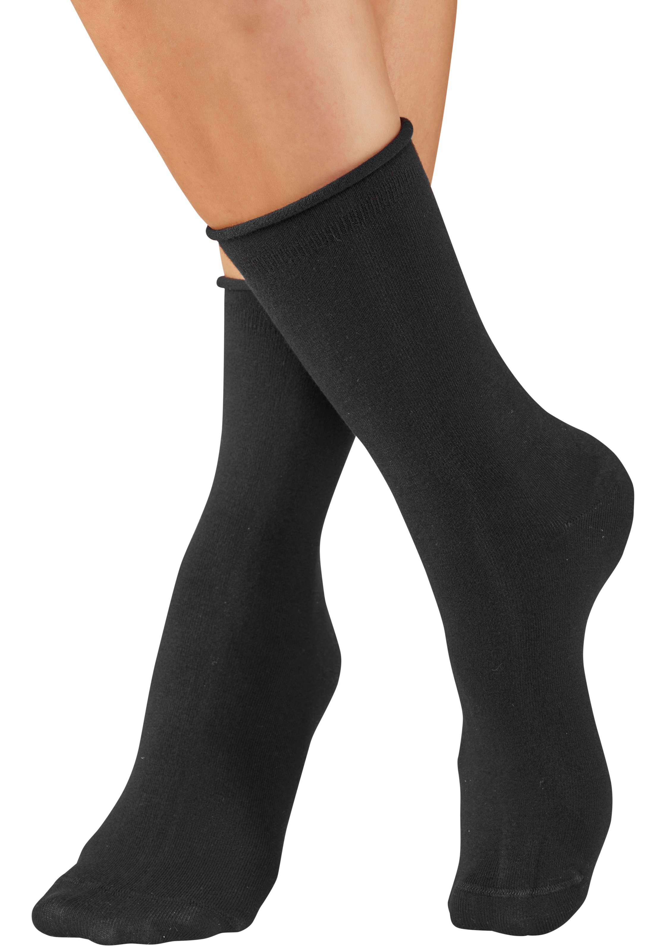 H.I.S Chaussettes basiques Paquet, 3 Couple tlg. mit extra weicher Viskose