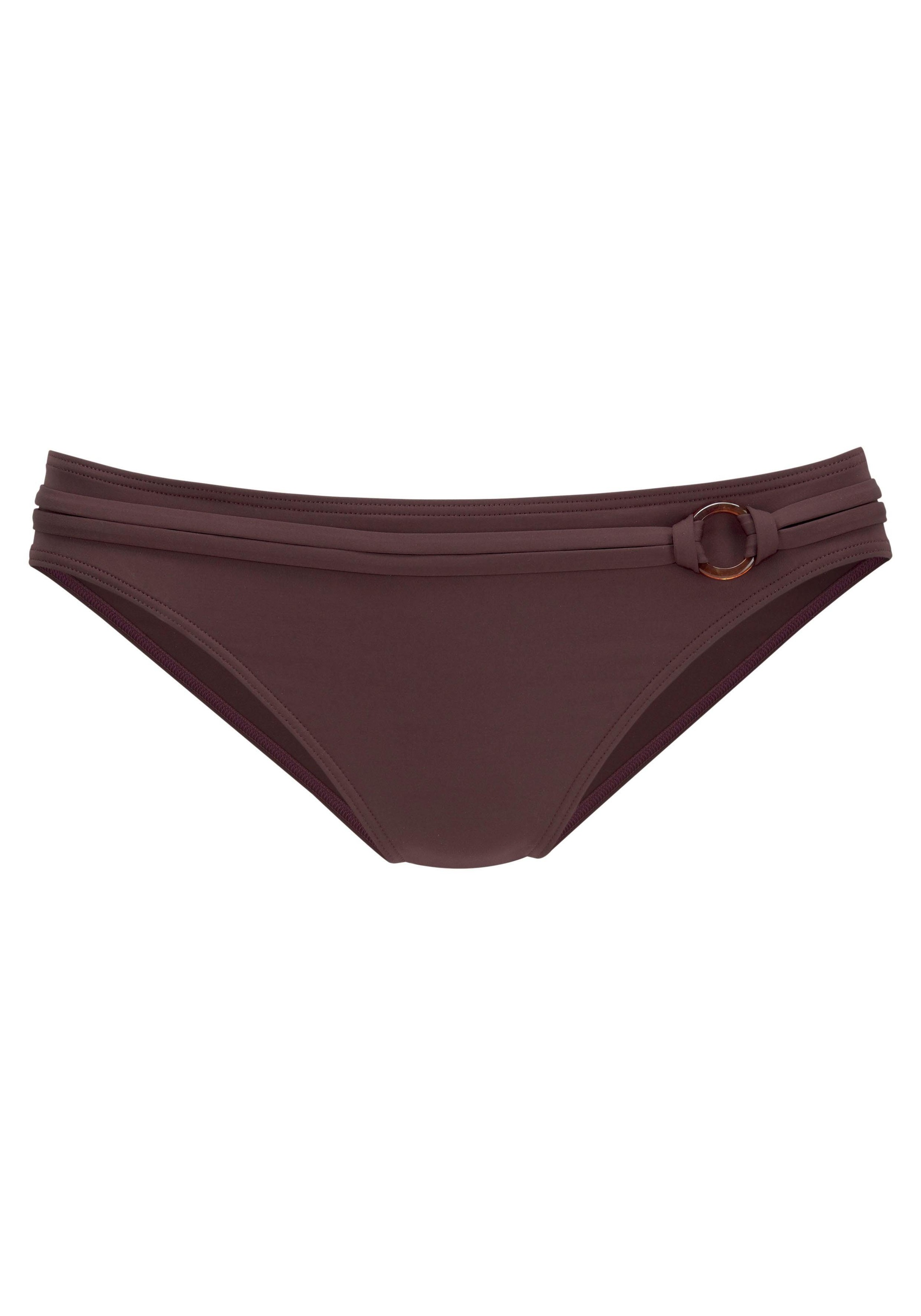 s.Oliver Bikini-Hose "Rome" mit Ziergürtel