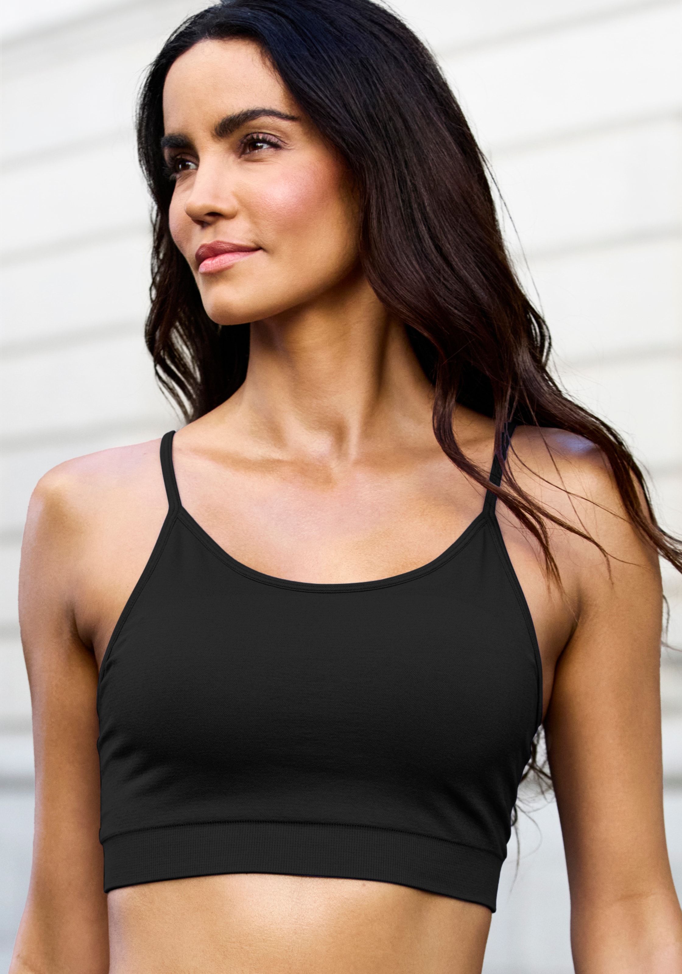 Copenhagen Studios Crop-Top mit integrierten Cups