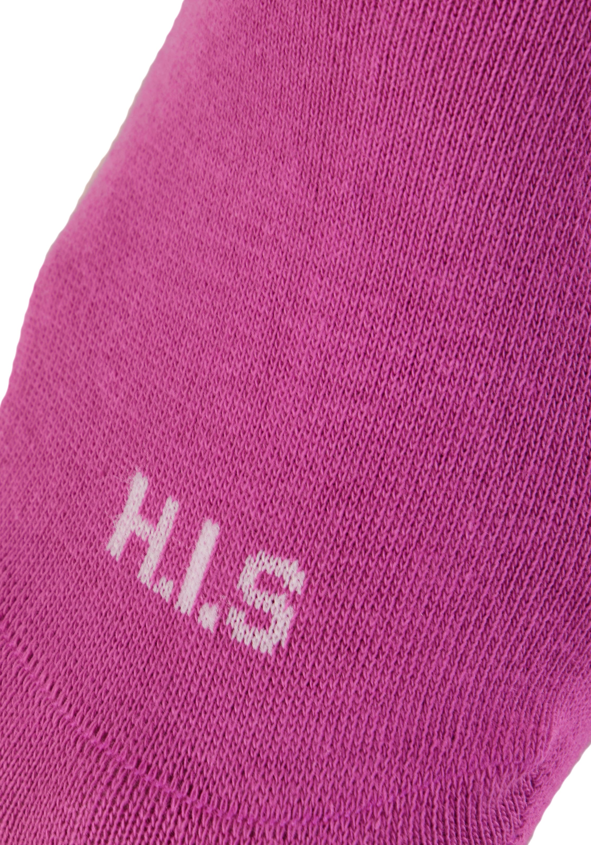 H.I.S Chaussettes courtes Packung, 6 Couple tlg. unifarben und meliert in einer Packung