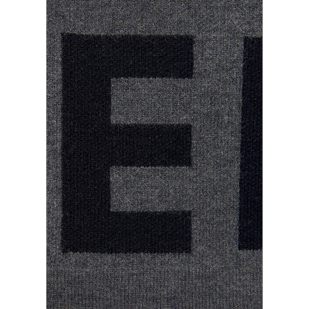 Elbsand Strickpullover, aus hochwertigem Strick mit eingestricktem Logo, Loungewear